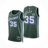 Camiseta Detroit Pistons Marvin Bagley III #35 Ciudad 2022-23 Verde