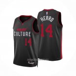 Camiseta Miami Heat Tyler Herro #14 Ciudad 2023-24 Negro