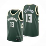 Camiseta Milwaukee Bucks Malcolm Brogdon #13 Icon Verde
