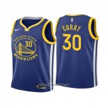 Camiseta Nino Golden State Warriors Stephen Curry #30 Icon 2019-20 Azul