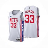 Camiseta Brooklyn Nets Nic Claxton #33 Classic 2022-23 Blanco