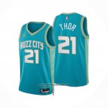 Camiseta Charlotte Hornets Jt Thor #21 Ciudad 2023-24 Verde