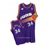 Camiseta Phoenix Suns Charles Barkley #34 Retro Violeta