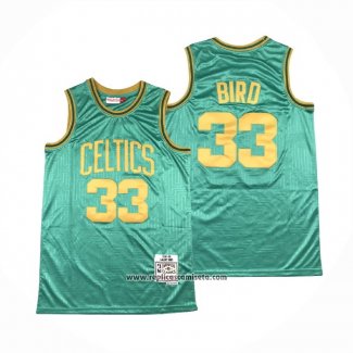 Camiseta Boston Celtics Larry Bird #33 Mitchell & Ness 1985-86 Verde2