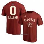 Camiseta Manga Corta All Star 2024 Damian Lillard Rojo