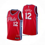 Camiseta Philadelphia 76ers Tobias Harris #12 Statement Rojo