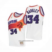 Camiseta Phoenix Suns Charles Barkley #34 Mitchell & Ness 1992-93 Blanco