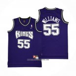 Camiseta Sacramento Kings Jason Williams #55 Retro Violeta