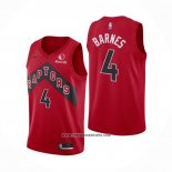 Camiseta Toronto Raptors Scottie Barnes #4 Icon 2020-21 Rojo