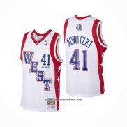 Camiseta All Star 2004 Dirk Nowitzki #41 Blanco