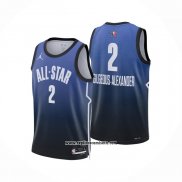 Camiseta All Star 2023 Oklahoma City Thunder Shai Gilgeous-Alexander #2 Azul