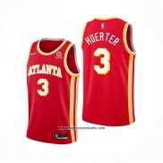 Camiseta Atlanta Hawks Kevin Huerter #3 Icon 2020-21 Rojo