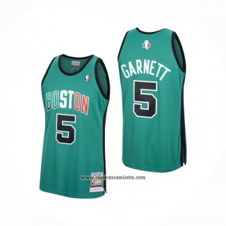 Camiseta Boston Celtics Kevin Garnett #5 Mitchell & Ness Verde