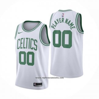 Camiseta Boston Celtics Personalizada Association 2020-21 Blanco