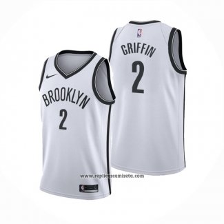 Camiseta Brooklyn Nets Blake Griffin #2 Association 2020 Blanco