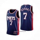 Camiseta Brooklyn Nets Kevin Durant #7 Ciudad 2021-22 Azul