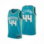 Camiseta Charlotte Hornets Frank Ntilikina #44 Ciudad 2023-24 Verde