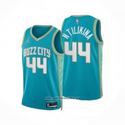 Camiseta Charlotte Hornets Frank Ntilikina #44 Ciudad 2023-24 Verde