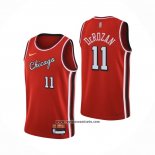 Camiseta Chicago Bulls DeMar DeRozan #11 Ciudad 2021-22 Rojo