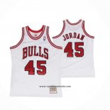 Camiseta Chicago Bulls Michael Jordan #23 Mitchell & Ness 1994-95 Blanco