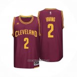 Camiseta Cleveland Cavaliers Kyrie Irving #2 Retro Rojo