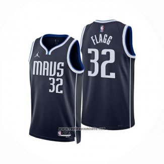 Camiseta Dallas Mavericks Cooper Flagg #32 Statement 2025-26 Azul