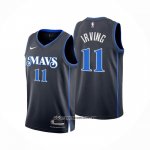 Camiseta Dallas Mavericks Kyrie Irving #11 Ciudad 2023-24 Azul