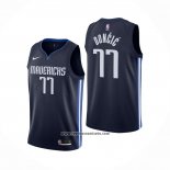 Camiseta Dallas Mavericks Luka Doncic #77 Statement 2019-20 Azul