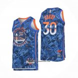 Camiseta Golden State Warriors Stephen Curry #30 MVP Azul