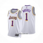 Camiseta Los Angeles Lakers D'Angelo Russell #1 Association 2022-23 Blanco