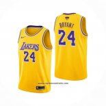Camiseta Los Angeles Lakers Kobe Bryant #24 Icon 2018-19 Amarillo2