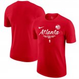 Camiseta Manga Corta Atlanta Hawks Rojo