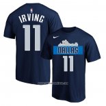 Camiseta Manga Corta Dallas Mavericks Kyrie Irving Statement Azul