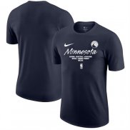 Camiseta Manga Corta Minnesota Timberwolves Negro