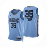 Camiseta Memphis Grizzlies Killian Tillie #35 Statement 2022-23 Azul