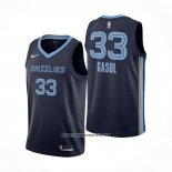 Camiseta Memphis Grizzlies Marc Gasol #33 Icon Azul
