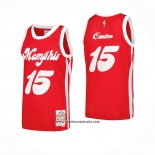 Camiseta Memphis Grizzlies Vince Carter #15 Mitchell & Ness 2015-16 Rojo