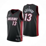 Camiseta Miami Heat Bam Adebayo #13 Icon 2020-21 Negro