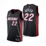 Camiseta Miami Heat Jimmy Butler #22 Icon 2020-21 Negro