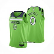Camiseta Minnesota Timberwolves D'angelo Russell #0 Statement 2020-21 Verde
