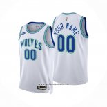 Camiseta Minnesota Timberwolves Personalizada Classic 2023-24 Blanco