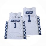 Camiseta NCAA Kentucky Wildcat Devin Booker 2025 Blanco