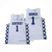 Camiseta NCAA Kentucky Wildcat Devin Booker 2025 Blanco