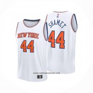 Camiseta New York Knicks Landry Shamet #44 Association 2025-26 Blanco