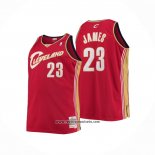 Camiseta Nino Cleveland Cavaliers LeBron James #23 Mitchell & Ness 2003-04 Rojo