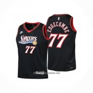 Camiseta Nino Philadelphia 76ers V.J. Edgecombe NO 77 Classia 2025-26 Nego