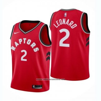 Camiseta Nino Toronto Raptors Kawhi Leonard #2 Icon 2018 Rojo