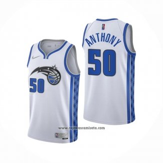 Camiseta Orlando Magic Cole Anthony #50 Earned 2020-21 Blanco