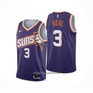 Camiseta Phoenix Suns Bradley Beal #3 Icon 2023-24 Violeta