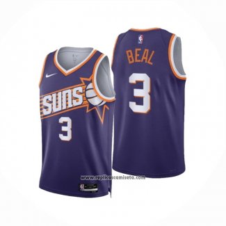 Camiseta Phoenix Suns Bradley Beal #3 Icon 2023-24 Violeta